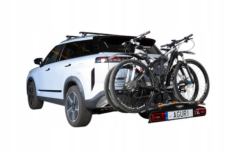 Bagażnik rowerowy na hak Aguri ACTIVE BIKE PRO 3 13-PIN Uchylany Zamykany