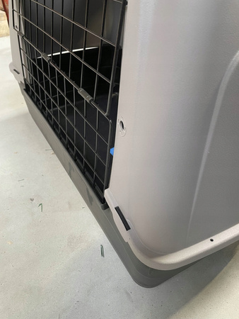 Transporter Trixie 77 cm x 43 cm x 51 cm szary S-M