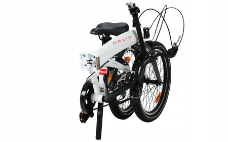 Rower Składak Maxim MC 1.0 Koła 20 Rama 13 Aluminiowy 6 - Biegowy Biały