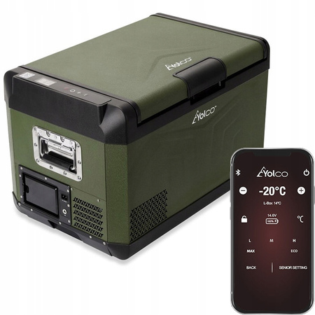 Przenośna lodówka kompresorowa Yolco GCX37 Green