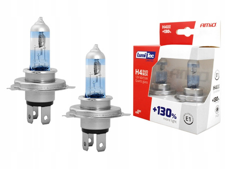 Żarówki halogenowe H4 12V 60/55W LumiTec LIMITED +130% 2 szt.