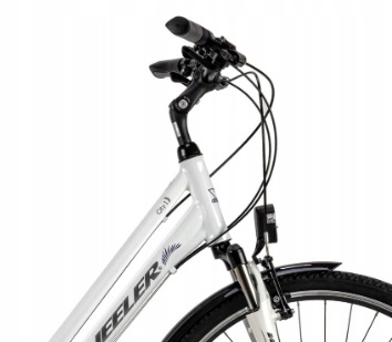 Rower trekkingowy WHEELER CITY 1 damski biały M 28 Biały