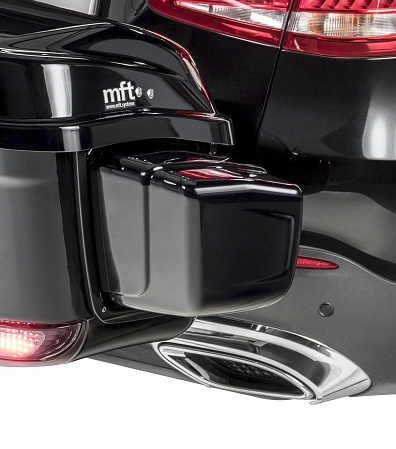 Kufer na hak + baza + przedłużki do nart MFT BackBox BLACK