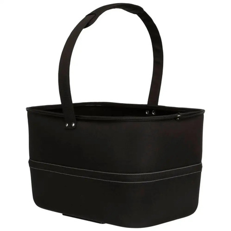 Kosz rowerowy przedni na kierownicę Trixie czarny rozm. S