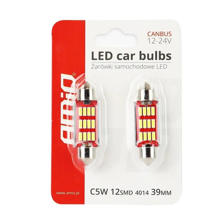 Żarówki Amio 01290 C5W 2,9 W 2 szt.