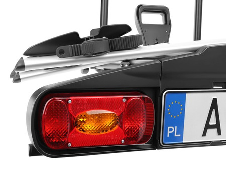 BAGAŻNIK ROWEROWY NA 2 ROWERY AGURI ACTIVE BIKE 2 SREBRNY