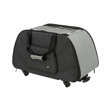 Transporter dla psa Trixie szary S/M 34 cm x 67 cm 43 cm