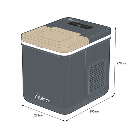 Kostkarka do lodu Yolco ICM1 Carbon