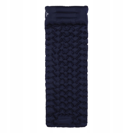 Materac jednoosobowy Alpinus 198 x 68 x 6 cm niebieski