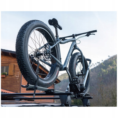Menabo Chrono DX aluminiowy uchwyt rowerowy na dach do e-bike (prawostronny)