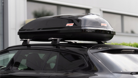 Box dachowy Fabbri Car BOX 430 czarny połysk błyszczący bagażnik kufer