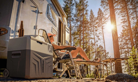 Lodówka kompresorowa Yolco BCX40 CARBON Bluetooth