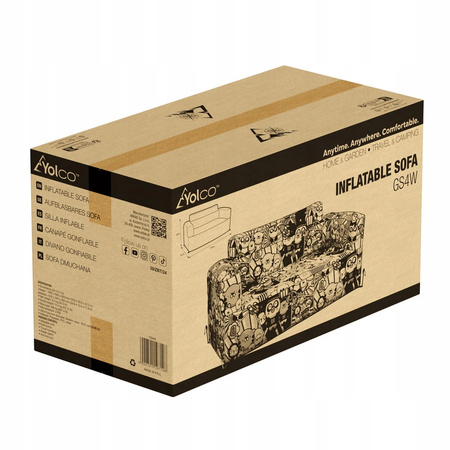 Sofa dmuchana Yolco GS4W