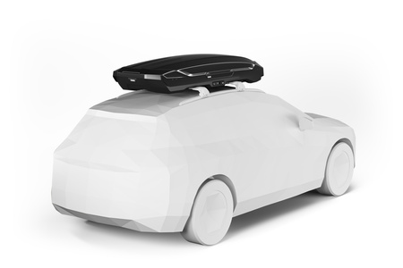 Zestaw Thule Motion 3 XL Box dachowy Czarny połysk plus wykładzina