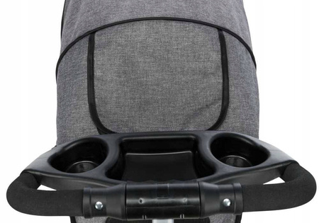 Wózek Trixie szary 73 x 100 x 55 cm