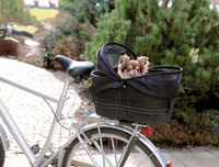 KOSZ TRANSPORTER ROWEROWY TORBA NA BAGAŻNIK DLA PSA SIATKA TRIXIE 29x42x48c