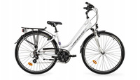 Rower trekkingowy WHEELER CITY 1 damski biały M 28 Biały