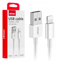 Kabel do ładowania USB-A - LIGHTNING IPHONE 2A 100cm FullLINK AMIO