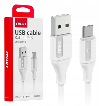 Kabel do ładowania USB-A - USB-C 2A 200cm FullLINK AMIO