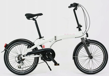 Rower Składak Maxim MC 1.0 Koła 20 Rama 13 Aluminiowy 6 - Biegowy Biały