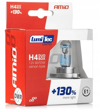 Żarówki halogenowe H4 12V 60/55W LumiTec LIMITED +130% 2 szt.